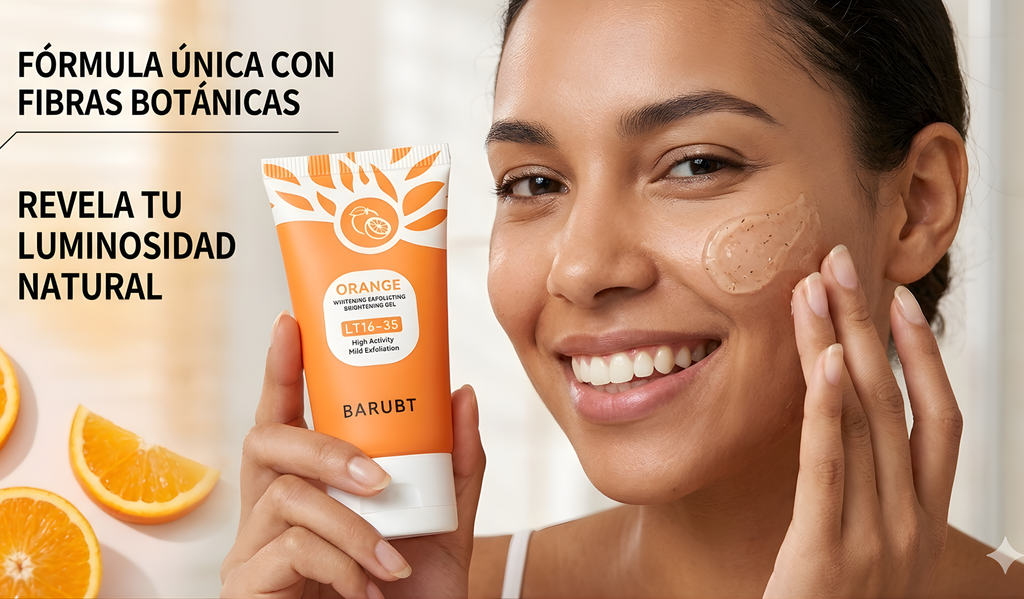 Gel Exfoliante de Naranja para Rostro y Cuerpo, 50G